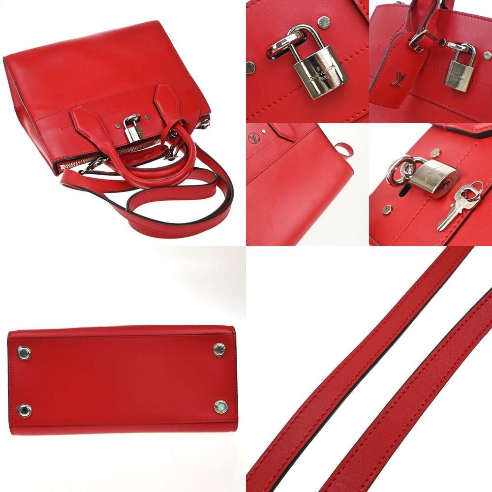 Louis Vuitton Leather City Steamer Handbag Red - Picture 5 of 6